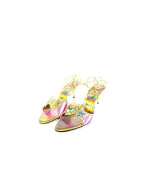 Le Silla Sandals Womens Size 38 | Size 7.5 Convertible Y2K OOAK Kitten Heels